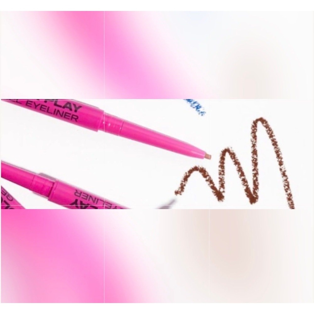 BH Cosmetics Colour Play Gel Eyeliner Brown Smudge Proof Twist Up Makeup NEW